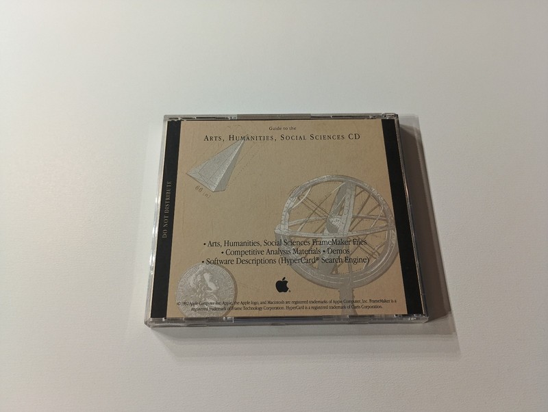 Apple Internal Edition Arts Humanities Social Sciences Macintosh CD ROM Mac 1992 gallery