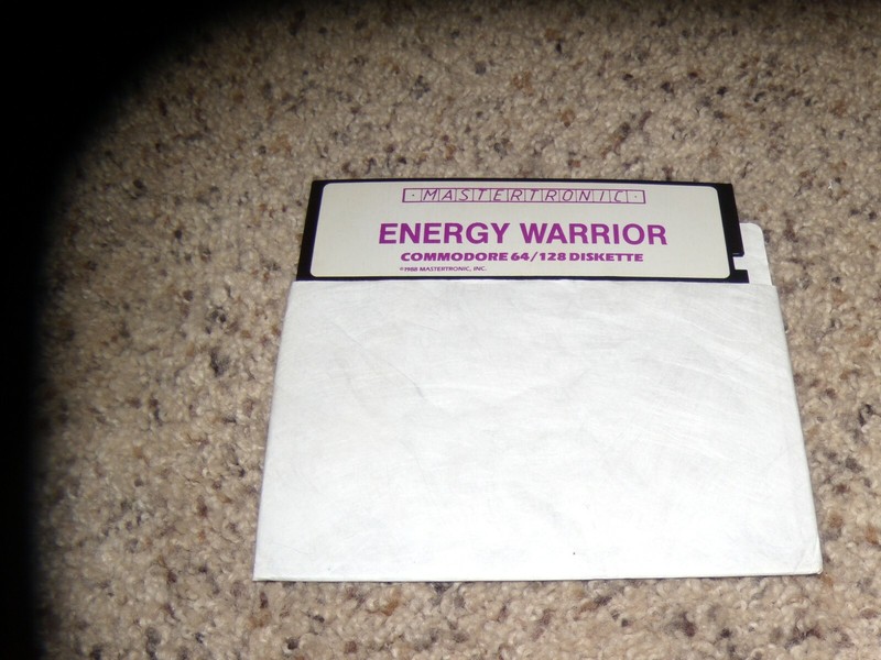 Energy Warrior Commodore 64 C64/128 Near Mint Game