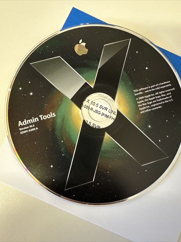 MacOS X Server X 10.5 Unlimited Client - CDS041608 607-2363 0Z607-3499-A V9 lic gallery