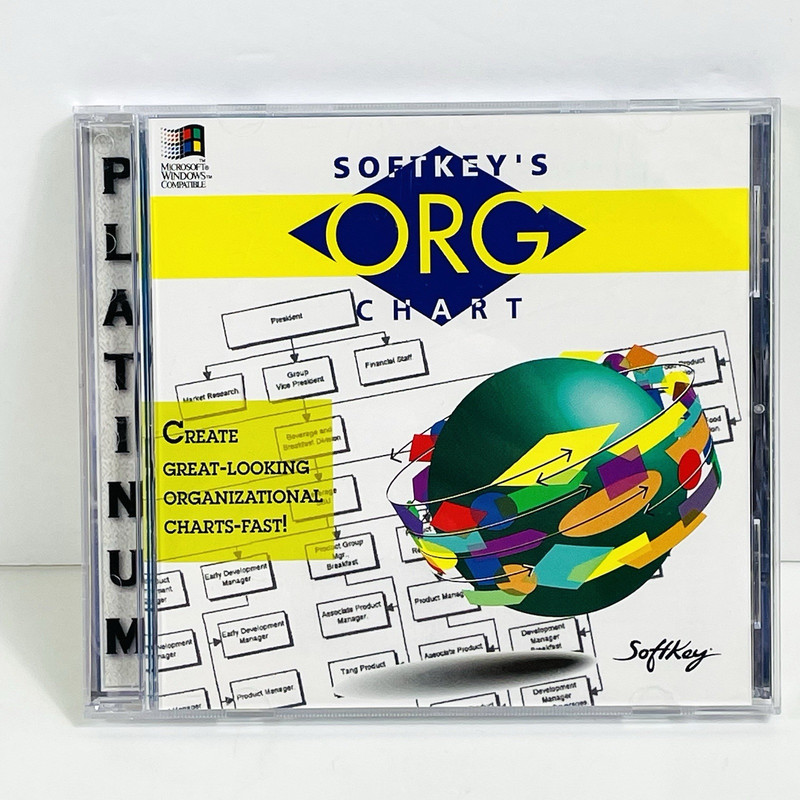 Softkey’s ORG Chart 1996 PC CD-ROM for Windows