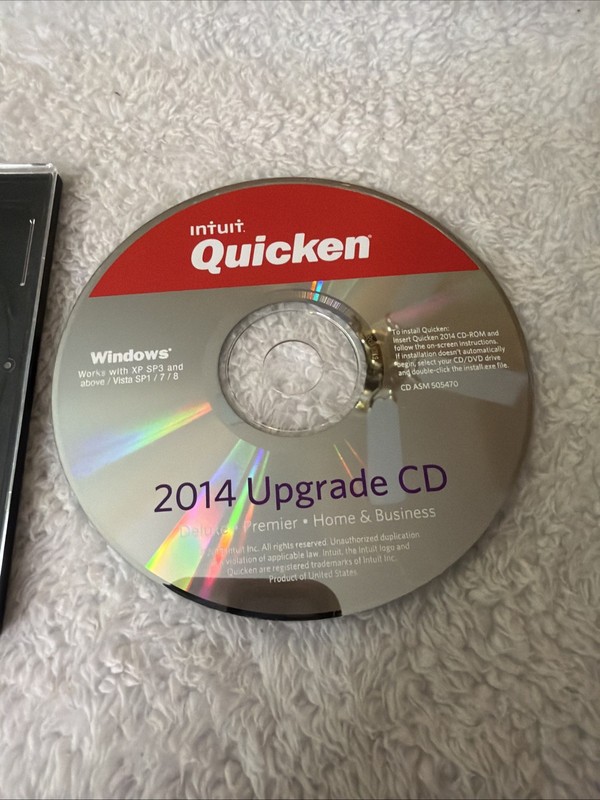 Quicken 2014 Upgrade CD Deluxe Premier Home & Business For Windows XP SP2/Vista gallery