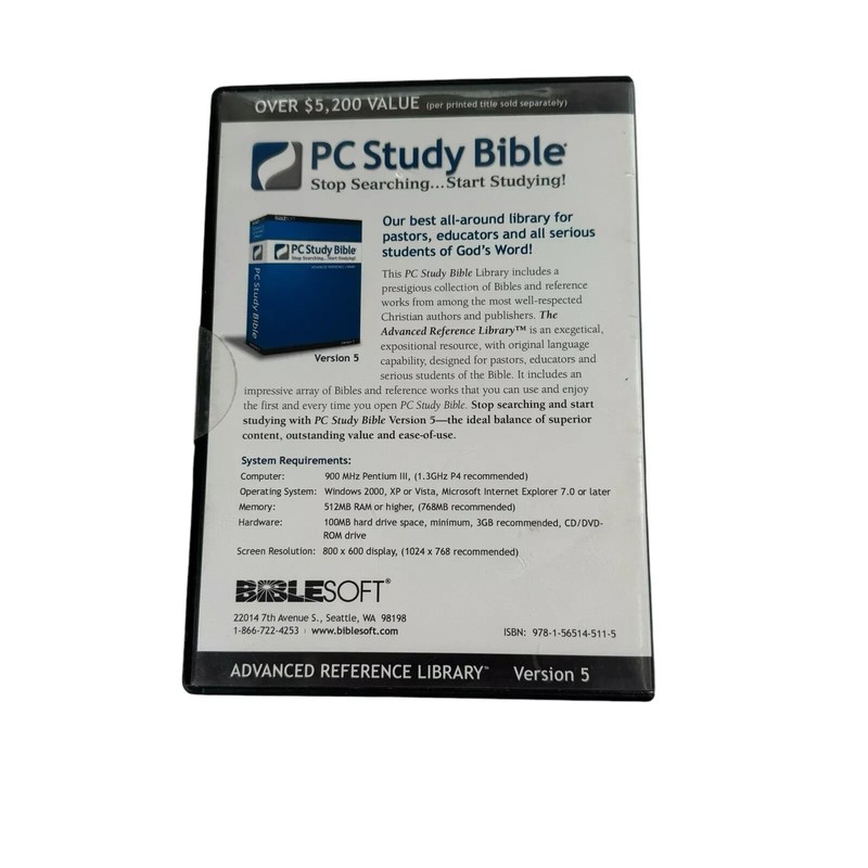 BibleSoft PC Study Bible 5 - Advanced Reference Library - USB (only few left) gallery