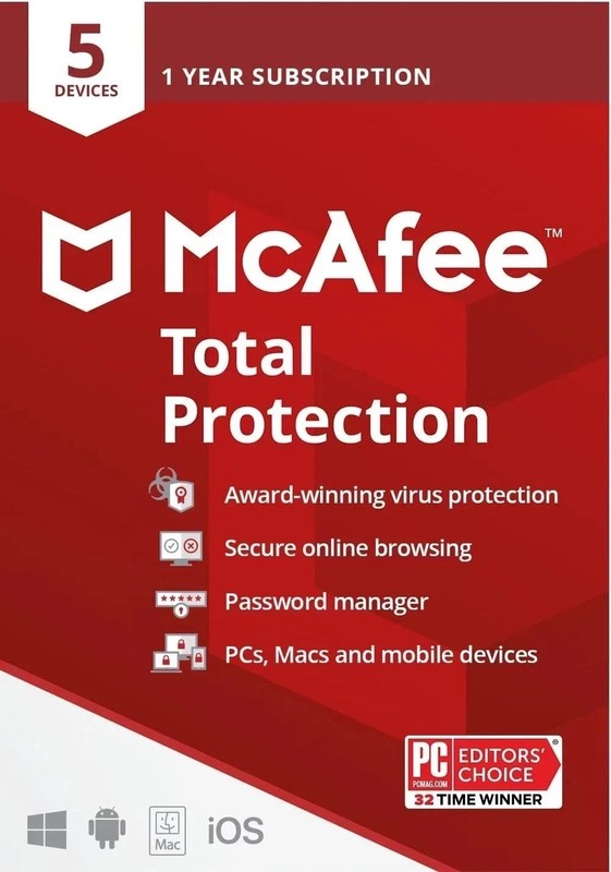 McAfee Total Protection 5 Devices 1 Year Multidevice McAfee Key GLOBAL gallery