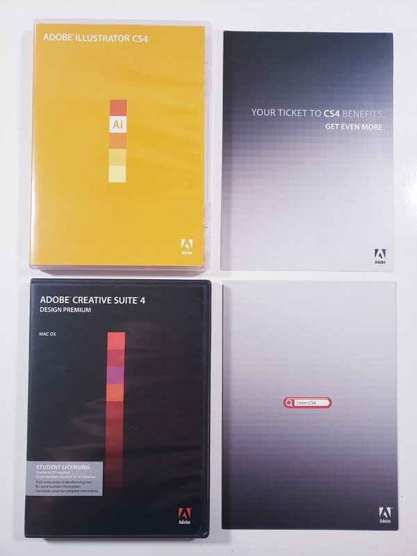 ADOBE Illustrator CS4 & Creative Suite 4 Education Version for MAC OS w Serial # gallery
