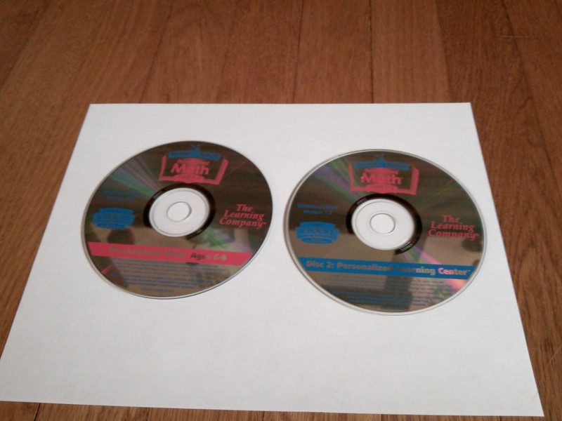 Reader Rabbit Personalized Math Ages 6-9 The Learning Company 2 discs gallery