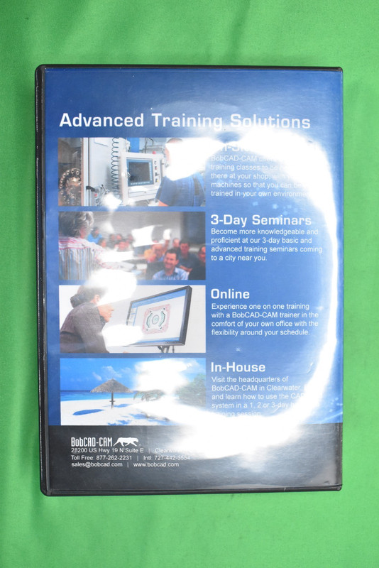 BobCAD Cam V24 Training Professor & Video (10 Disc Set) w Workbook/Cad File Disc gallery