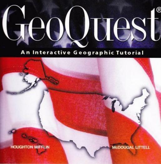 McDougal Littell GeoQuest PC MAC CD learn United States history geographic maps
