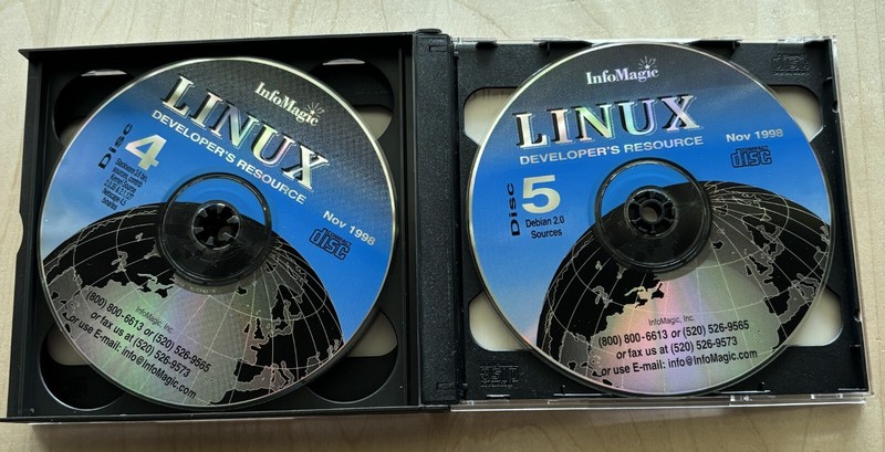 Linux Developer's Resource Infomagic PAINTBALL 6 CD Set Red Hat Slackware Kernel gallery