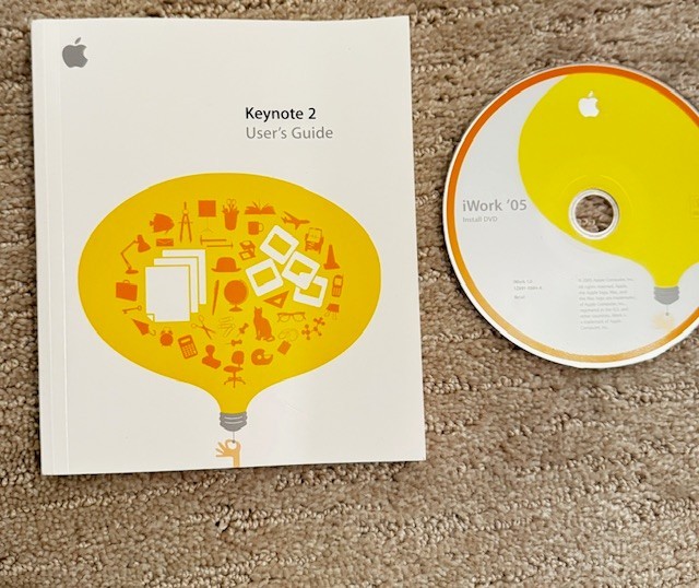 Keynote 2 User Guide Macintosh Apple Mac 2005 Manual with CD gallery