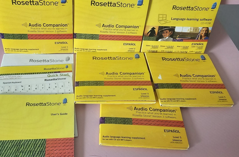 Rosetta Stone Spanish/Espanol (Latin America) Levels 1-5 See Pics Used Software