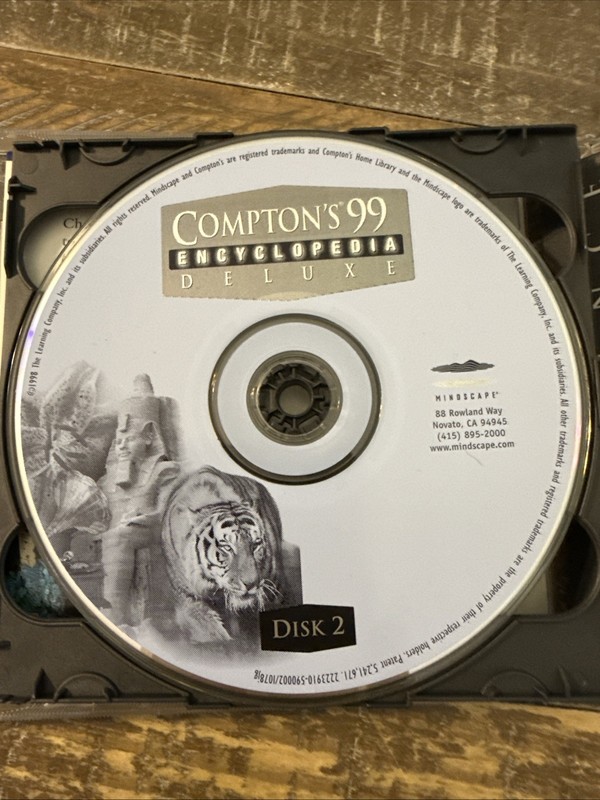 Comptons 99 Encyclopedia Deluxe Software PC Cd Rom gallery