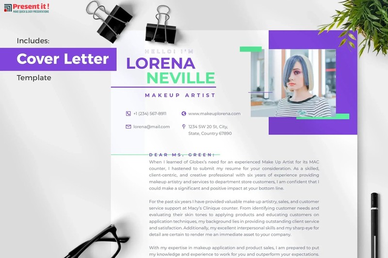 Eva Resume + Cover Letter Template gallery