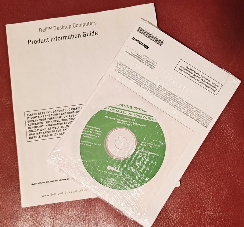 Microsoft Windows XP Professional SP2 Dell Reinstallation CD 2002