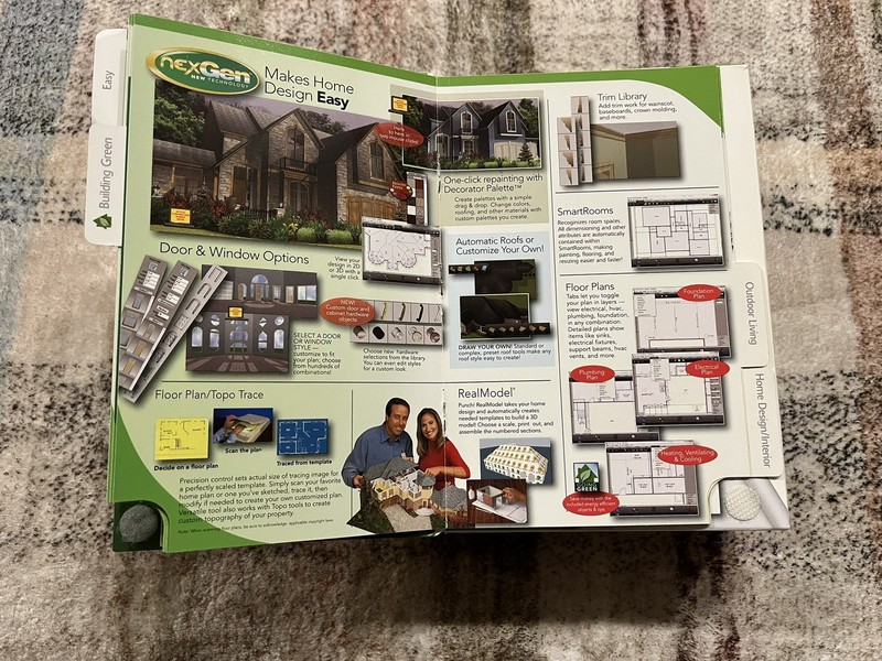 Home & Landscape Design w/ NexGen Technology (2008, Windows PC, Punch Software) gallery