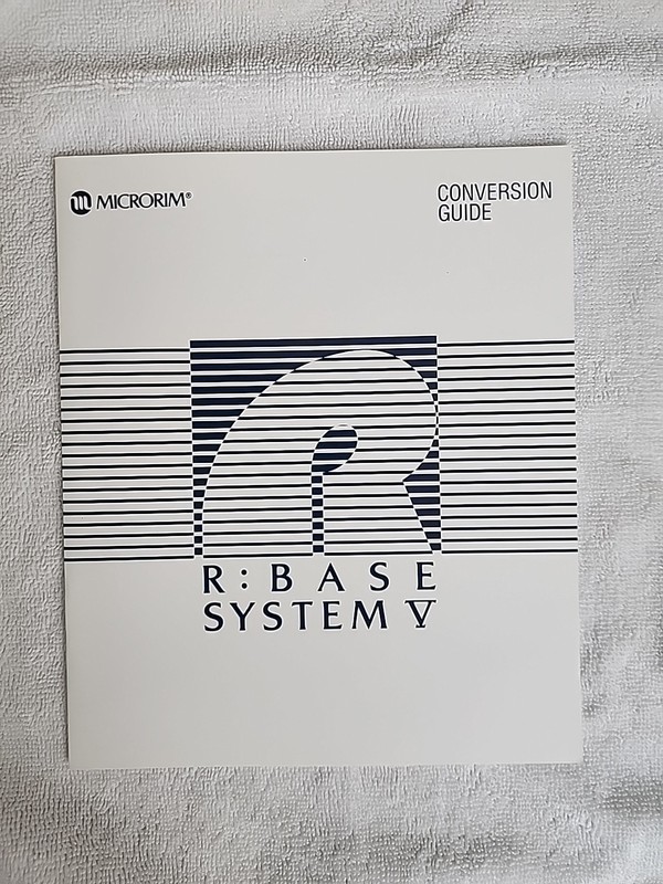1986 Microrim R Base System Complete Set with Manuals and Floppy Disks gallery