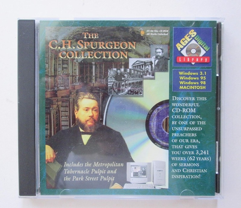 The C.H. Spurgeon Collection PC MAC CD-ROM study Bible scriptures resources! CD