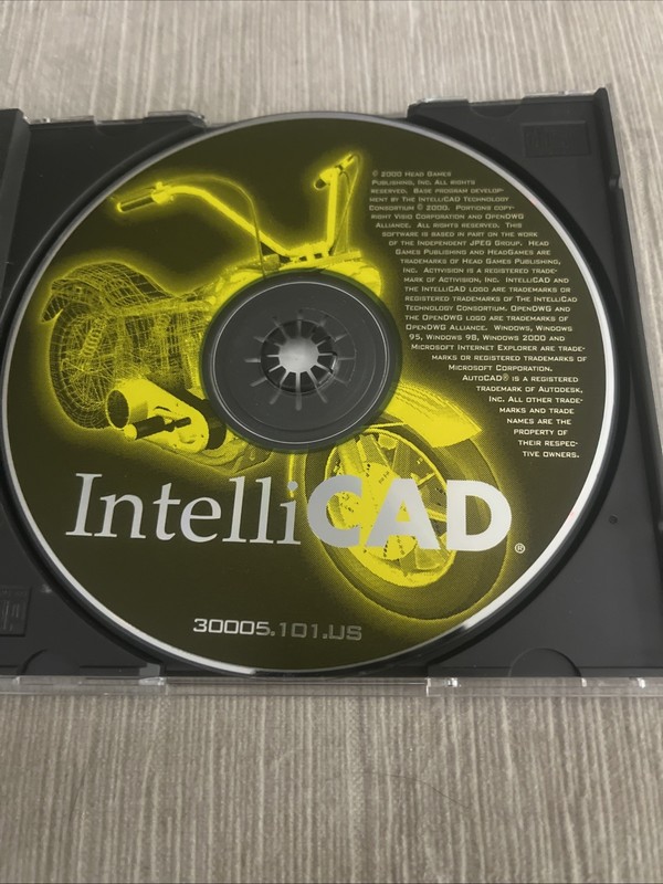 IntelliCAD CD-ROM, PC, 2000, 2D/3D CAD design, ver. 30005.101.US, Head Games gallery