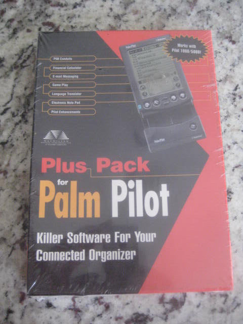 PALM PILOT PLUS PACK: Killer Software for Your Connect Organizer CD-ROM NEW NIB gallery