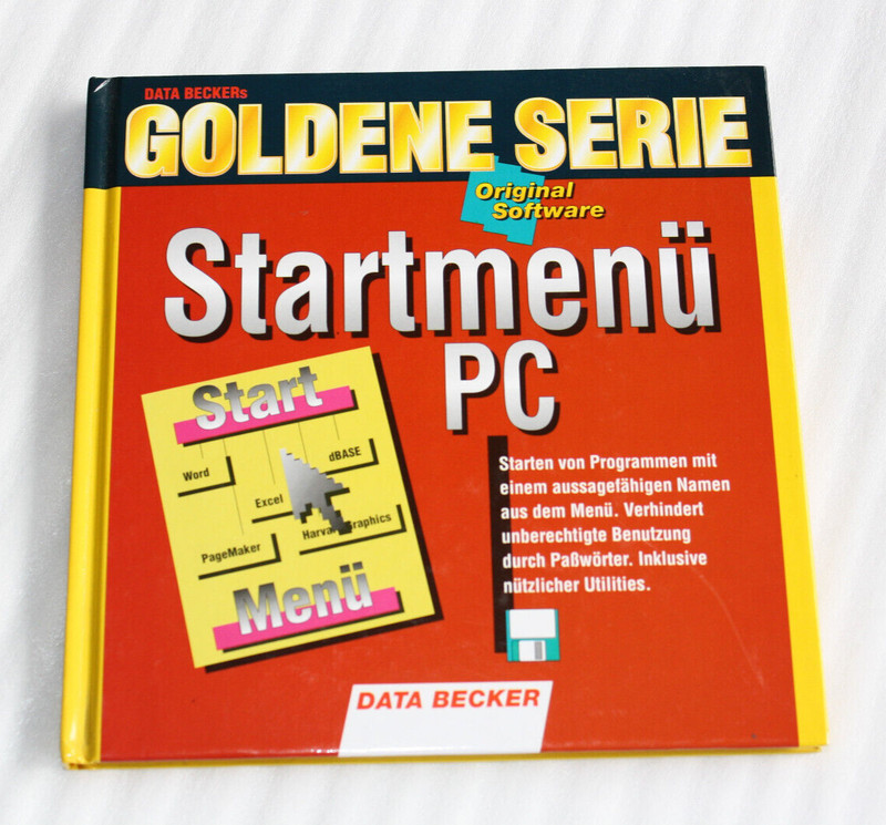 DATA BECKERs GOLDEN SERIES – Start Menu PC – 1st Edition 1992