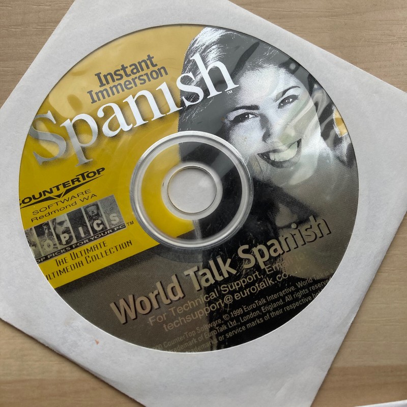 Instant Immersion Talk Now! Spanish Software, World Talk PC Compact Discs 2000 gallery