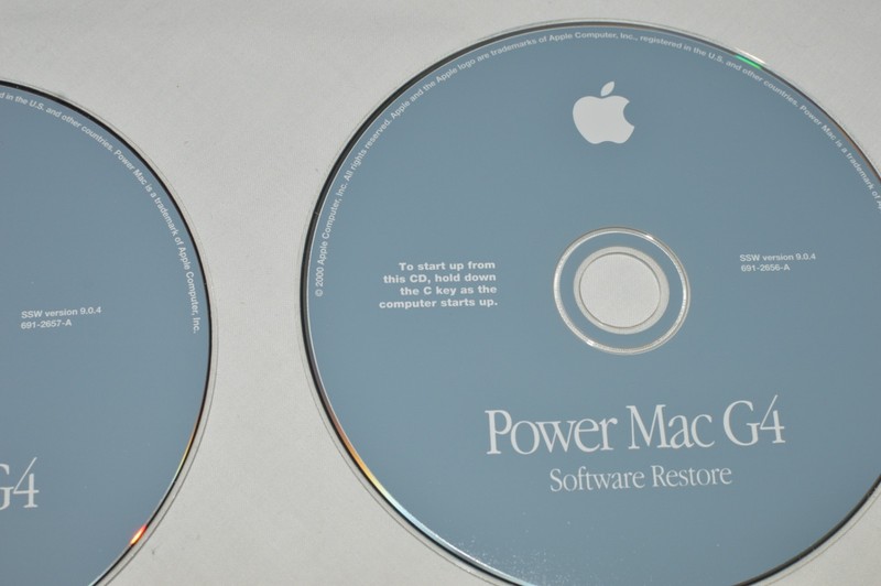 EUC Mac OS 9.0.4 Install Disc Power Mac G4 2 Discs Complete Set gallery
