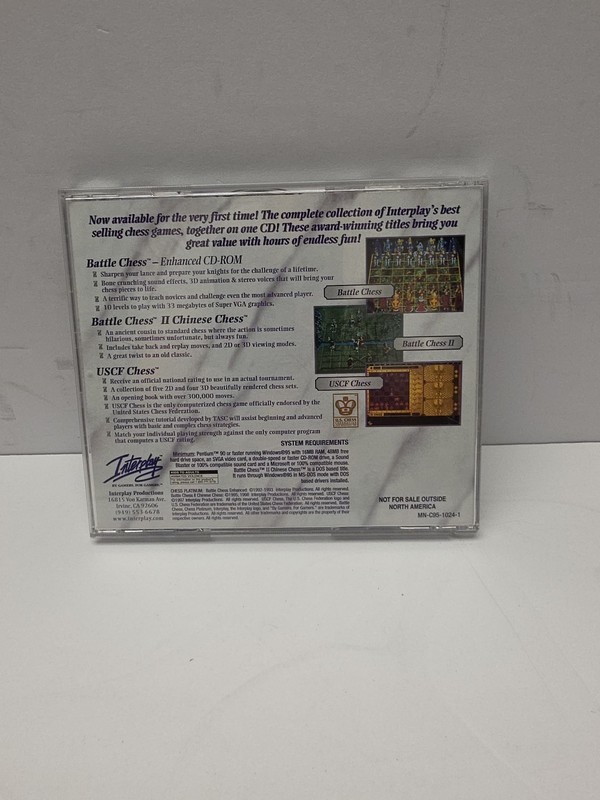 Chess Platinum 3 in 1 Battle Chess I And II PC Game CD Rom gallery