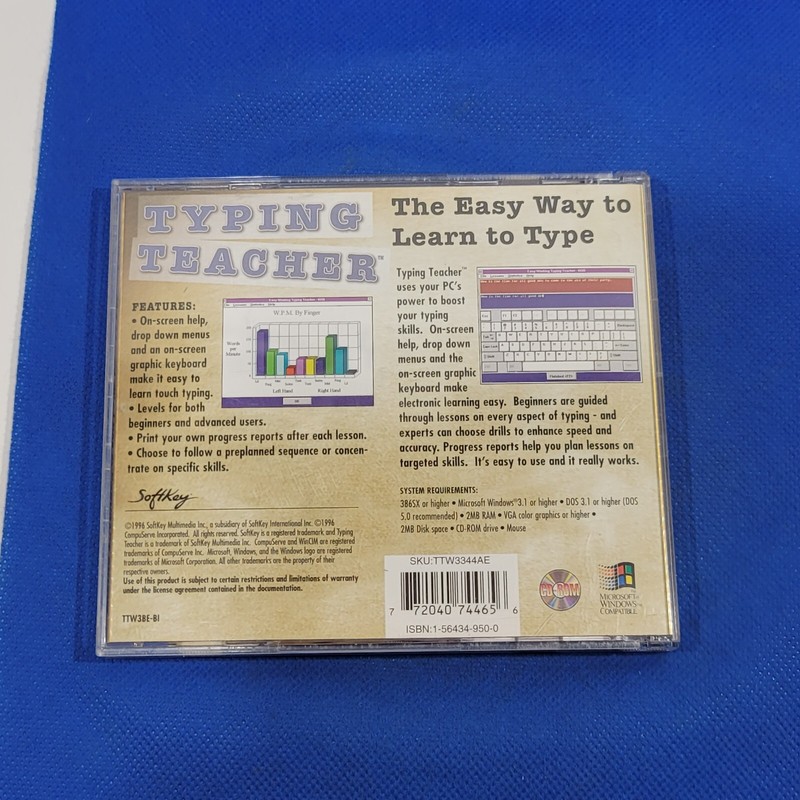 Vintage PC CD-ROM Typing Teacher gallery