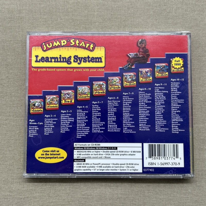 Jump-Start Toddlers (PC Windows / MAC 1996 CD-ROM) Vers. 1.4 Game Sing & Learn + gallery