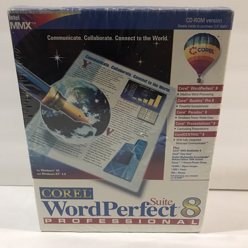 NEW Corel WordPerfect Suite 8 Professional