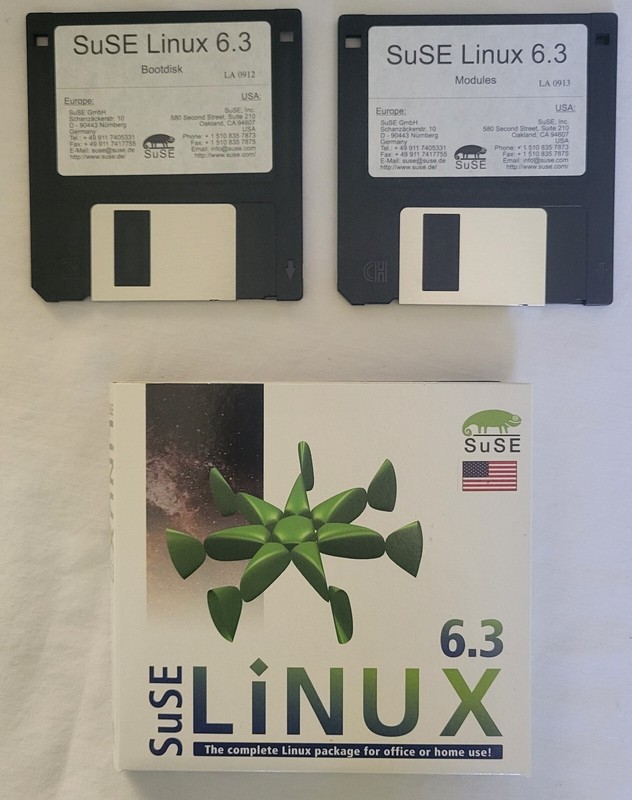 SuSE Linux 6.3 Operating System - Released in November 1999 gallery