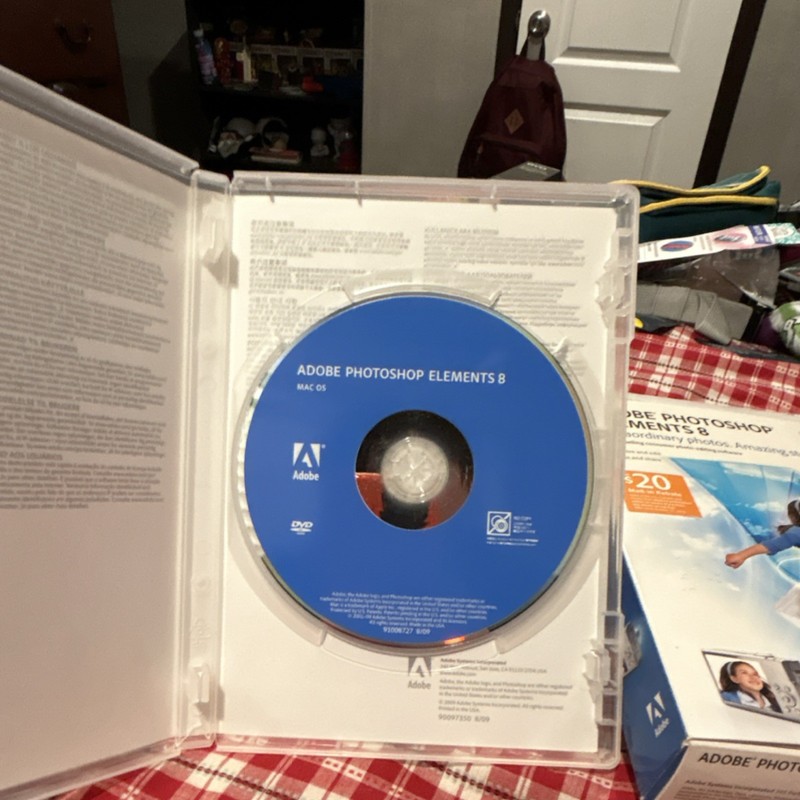 Adobe Systems Photoshop Elements 8 Photo Editing Software Mac OS DVD English