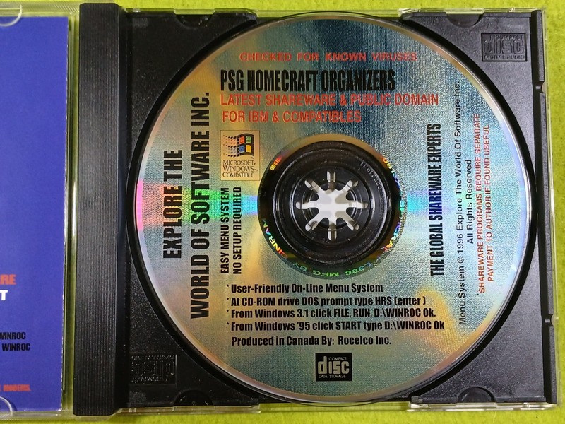 PSG Homecraft Organizers (PC CD-ROM, 1996) Vintage DOS/Win95 BUSINESS Shareware gallery