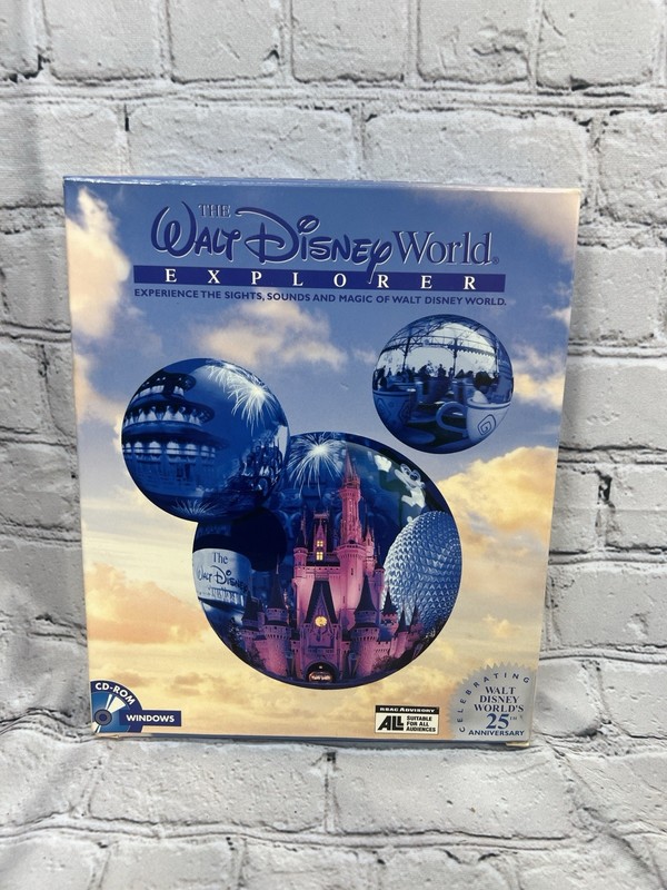 The Walt Disney World Explorer Vintage Interactive CD-ROM Windows