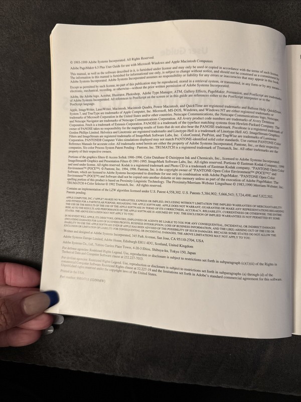 1999 Adobe PageMaker 6.5 Plus User Guide gallery
