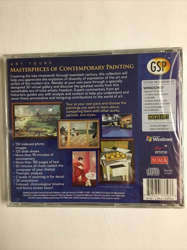 2006 Selectsoft Publishing Masterpieces of Contemporary Painting gallery