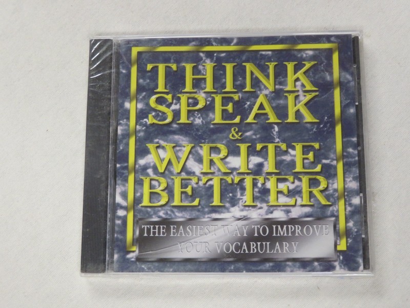 Think Speak & Write Better (PC CD-ROM, WordSmart) NEW