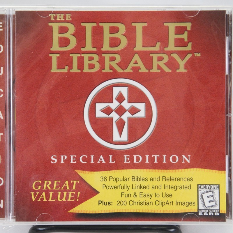 The Bible Library Special Edition 1999 ValuSoft Windows 95/98 NEW FACTORY SEALED