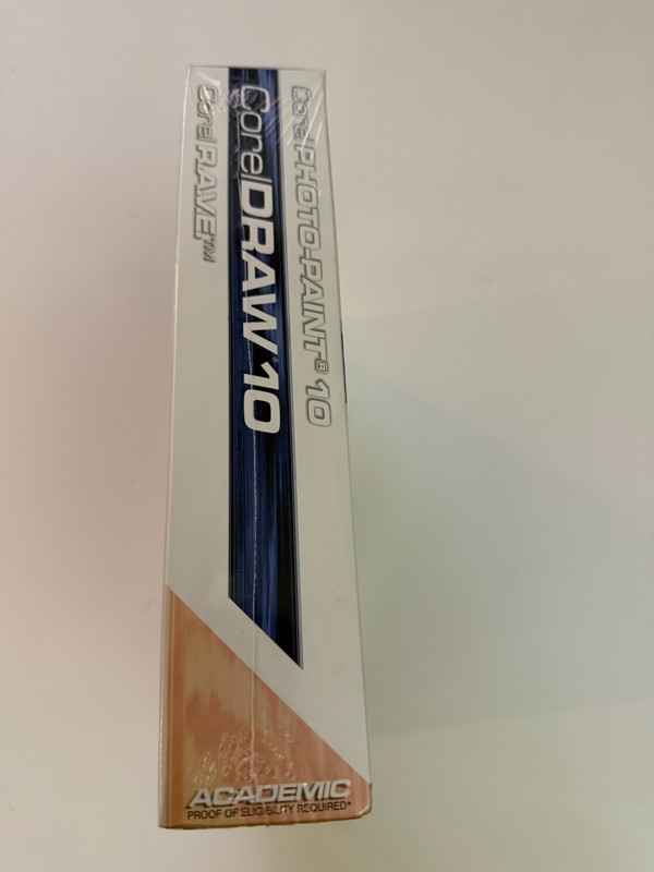 Sealed CorelDRAW 10 ACADEMIC GRAPHICS SUITE True Creative Power Photo Paint Rave gallery