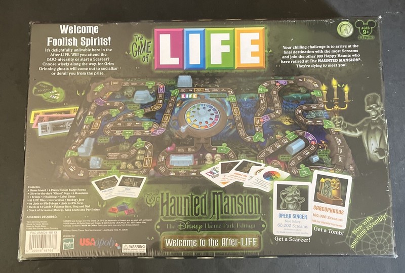 Disney The Game of LIFE - Haunted Mansion Theme Park Edition - 400016187687 gallery