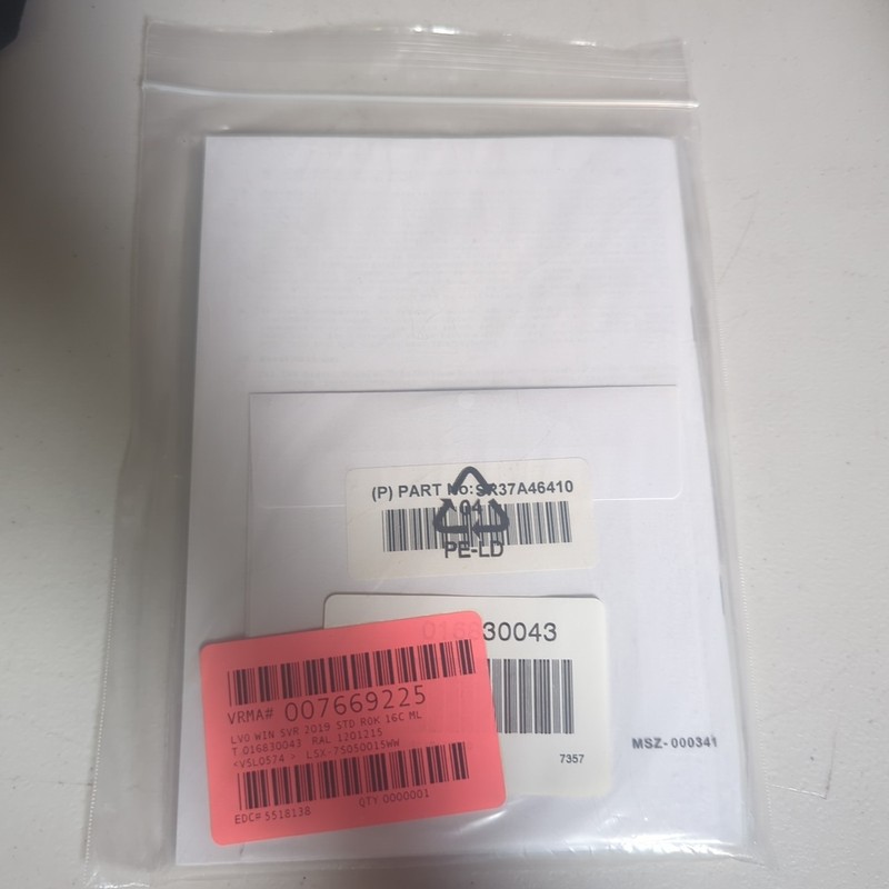 Lenovo 7S050015WW Microsoft Windows Server 2019 Standard (16 Core MultiLang) +CD gallery