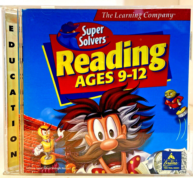 Super Solver Reading Ages 9-12 PC 1998 Game The Learning Company Prime Condition