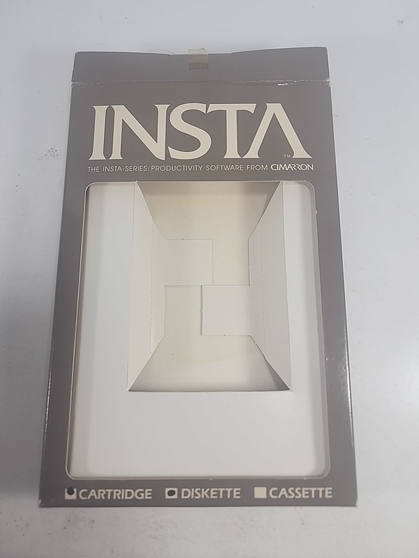 Insta-Calc 5.25 inch diskette & cartridge for Commodore 64 - Cimarron - Untested gallery