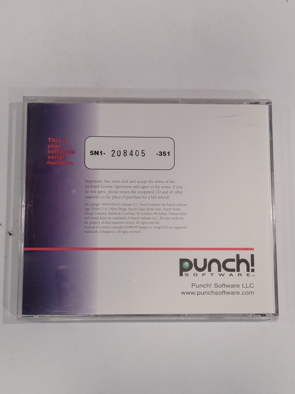 Punch 5 In 1 Home Design PC CD-ROM Software - CIB Complete, Home Designer gallery