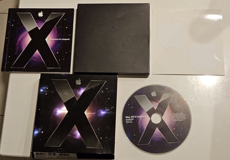 MAC OS X Leopard Version 10.5.1  Retail DVD Install MB427Z/A 10.50 Apple CIB gallery