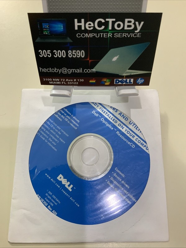 Dell Optiplex GX620 Drivers and Utilities CD 0TC935 UC450 A09