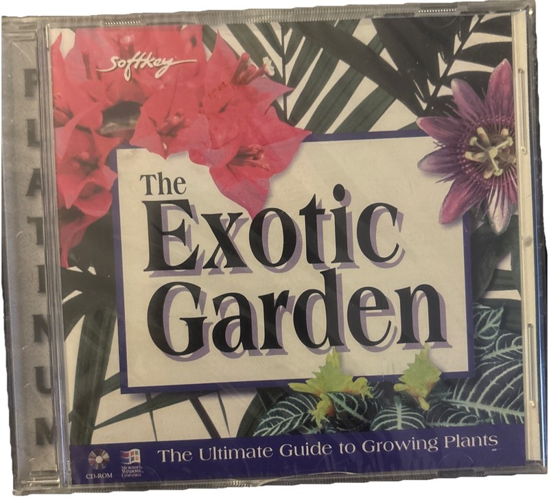 The Exotic Garden Ultimate Guide to Growing Plants (CD-Rom, PC) BRAND NEW SEALED