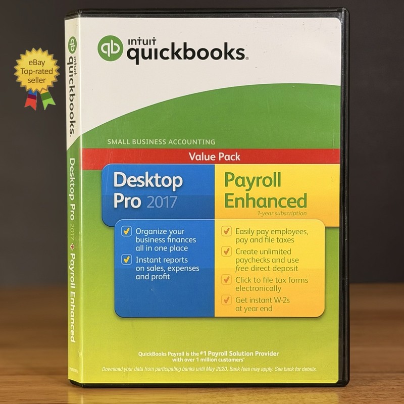 Quickbooks Desktop Pro 2017 Windows w/ VALIDATI0N CODE – NO SUBSCRIPT10N- TESTED