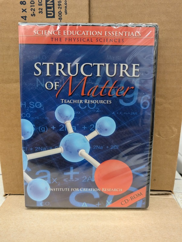 Structure Of Matter Teacher Resources Institute For Creation Research PC CD New