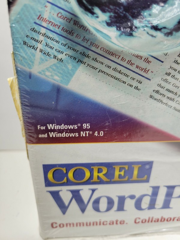Corel Word Perfect Suite 8 Upgrade CD ROM Version Windows 95 NT gallery