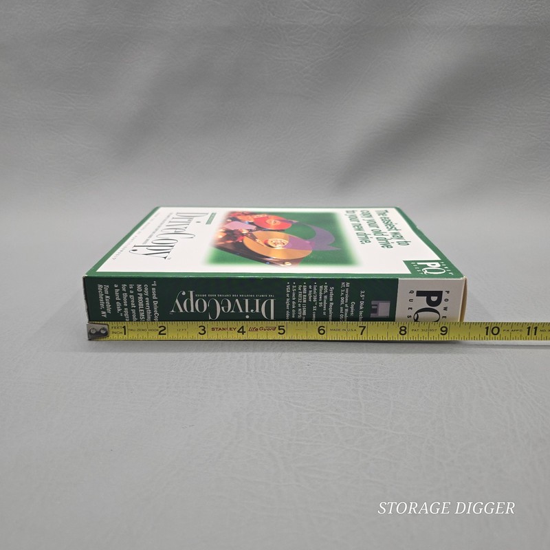 Vintage 1997 PowerQuest DriveCopy Disk Cloning Software, 3.5" Disk Drive Icluded gallery